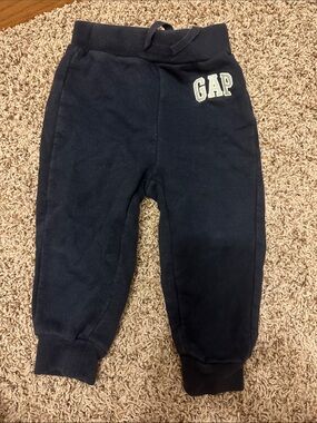GAP Navy Kids Joggers with Logo